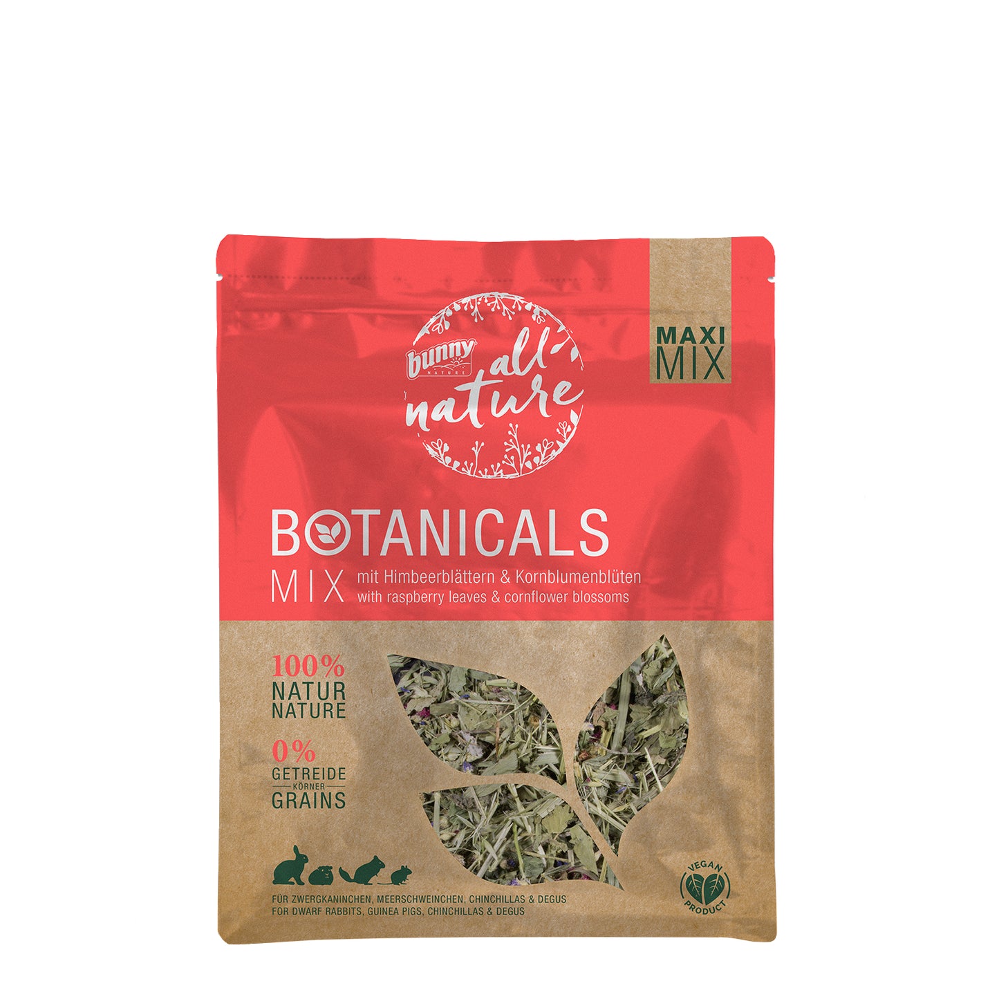 Botanicals Maxi - Hallonblad & Blåklint